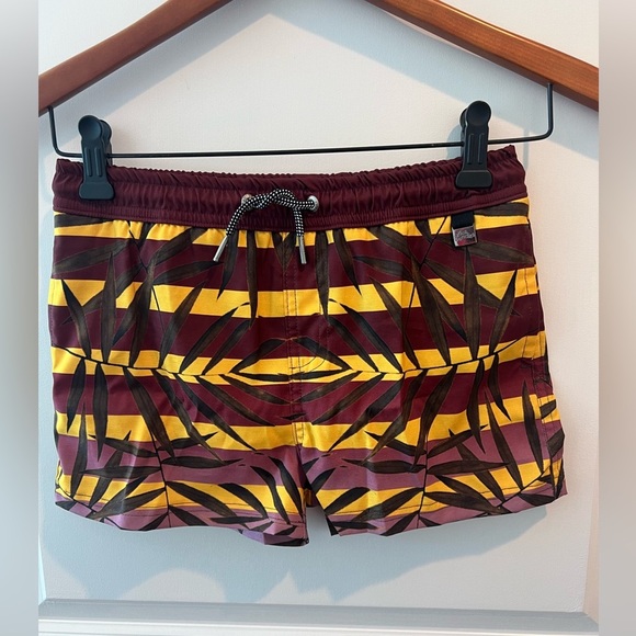 Agua Bendita Nick  Clementine Kids' Swim Trunks NWT Size 12 - Picture 3 of 16